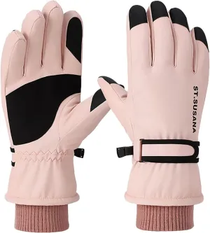 Winter Gloves Men Women Touchscreen Ski Mittens Thermal Snow Cold Weather Thermal Gloves Freezer Gloves