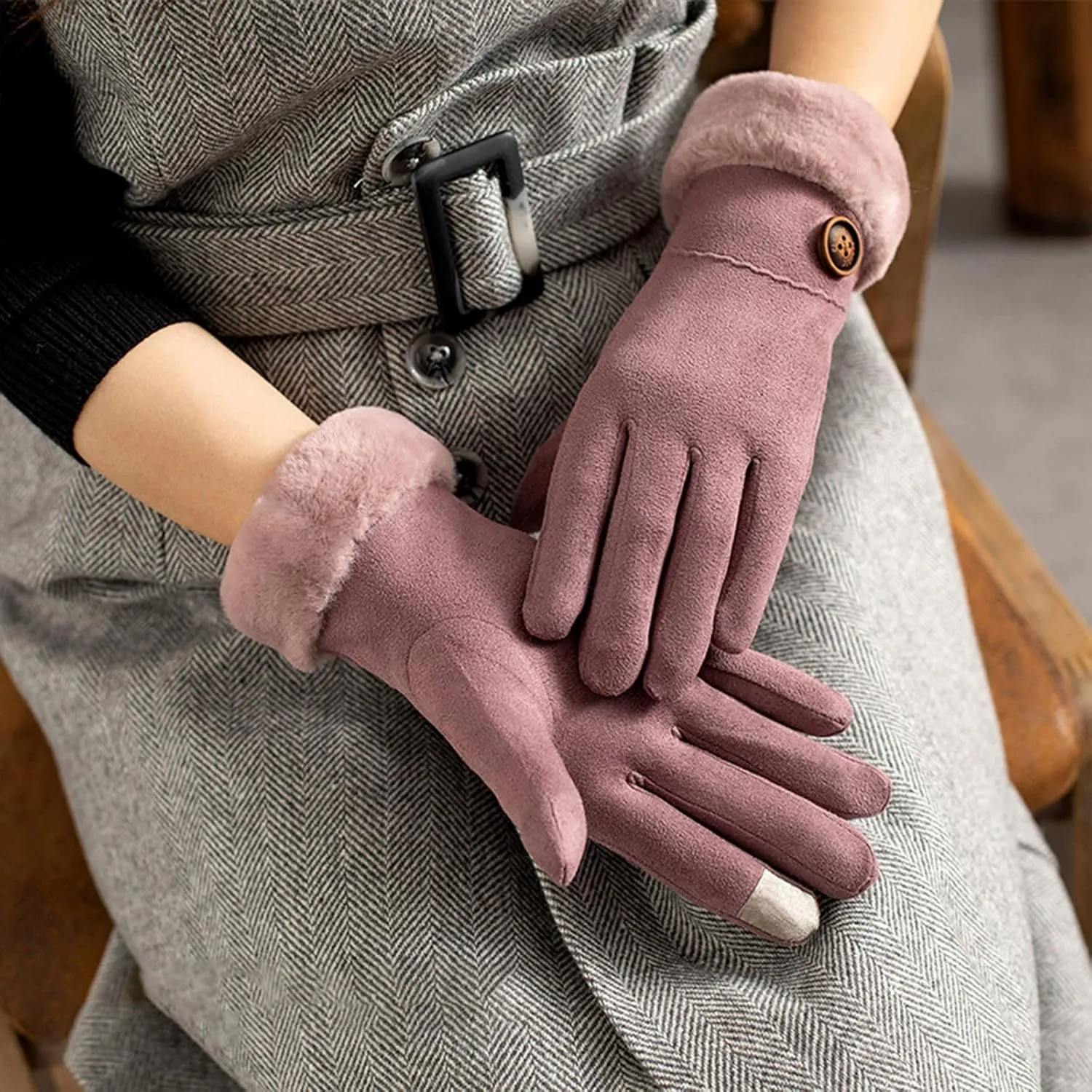 Winter Touc Screen Texting Warm Gloves with Thermal Soft Lined for Women Winter Gloves Women Toucscreen