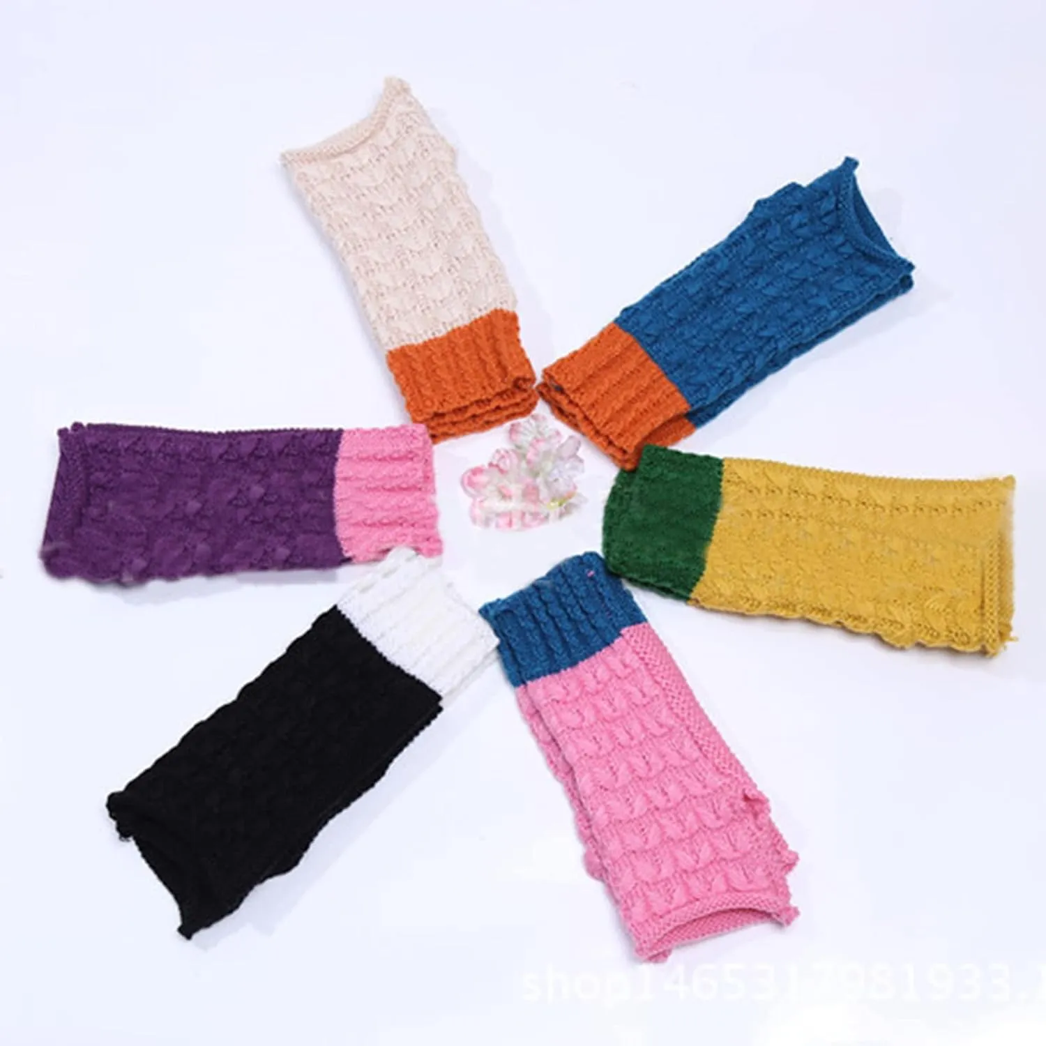 Winter Touchscreen Gloves Elastic Cuff Women's Winter Texting Gloves Warm Lined Knit Gloves