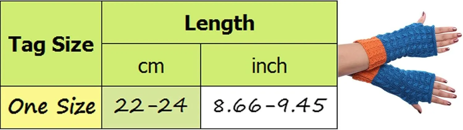 Winter Touchscreen Gloves Elastic Cuff Women's Winter Texting Gloves Warm Lined Knit Gloves