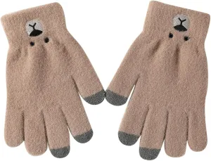 Winter Touchscreen Gloves for Men Women Warm Knitted Touchscreen Knit Mittens Mens Gloves for Cold Weather