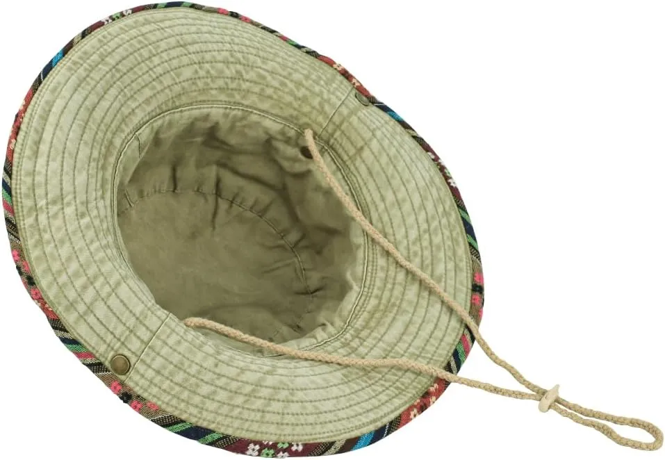 WITHMOONS Wide Brim Boonie Bush Hat Fishing Hiking Hat Safari Cap Outdoor AP80242