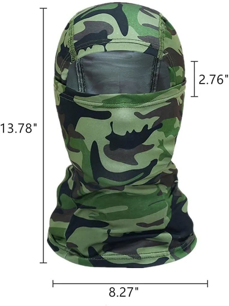 Women Balaclava Ski Mask Windproof UV Protection Sun Hood Tactical Lightweight Motorcycle Running Riding