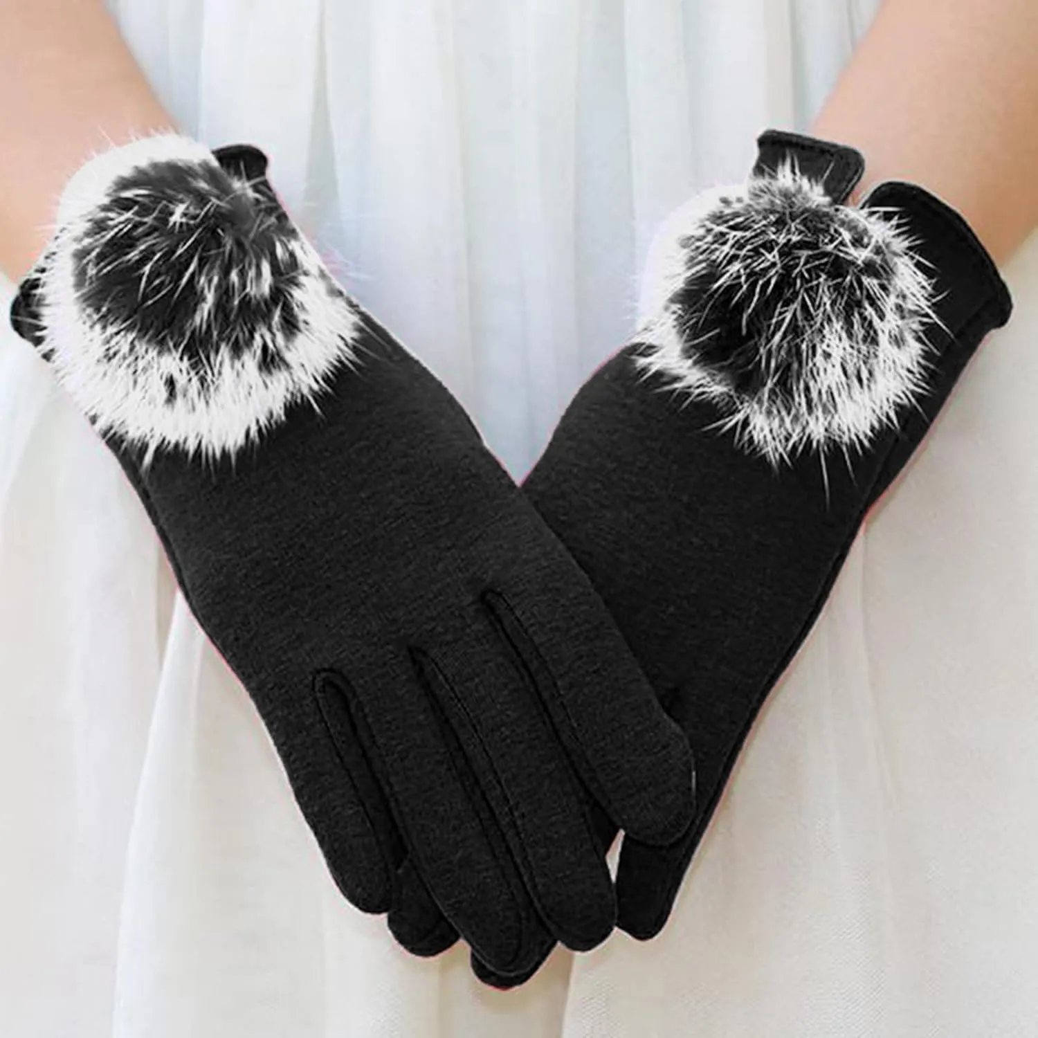 Women Touc Screen Gloves, Fleec Lined Winter Gloves for Ladies, Winter Gloves Women Toucscreen for Girls Gifts