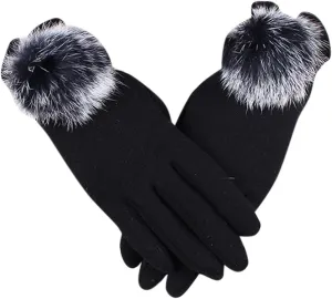 Women Touc Screen Gloves, Fleec Lined Winter Gloves for Ladies, Winter Gloves Women Toucscreen for Girls Gifts
