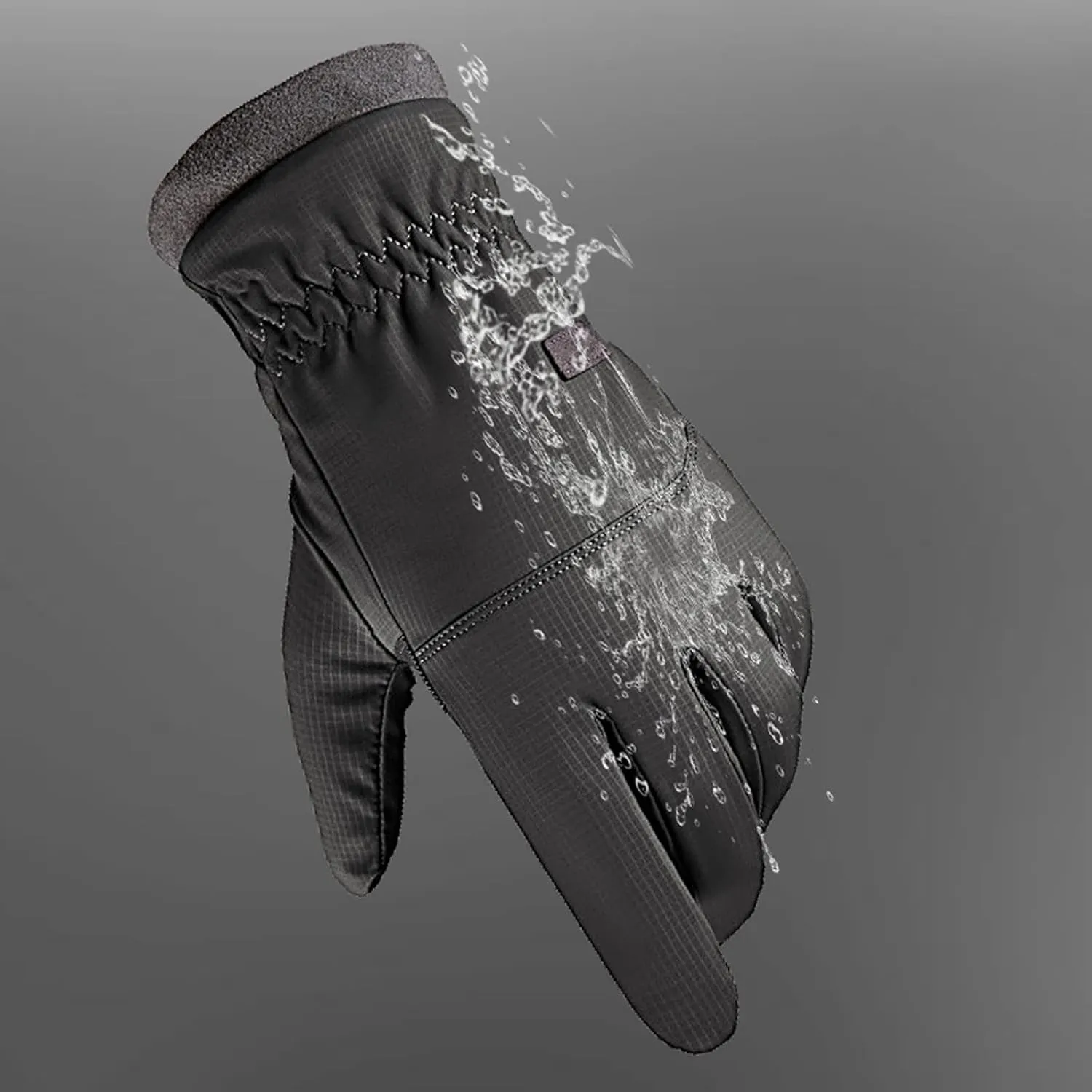 Women Winter Lined Gloves with Fu Trim Winter Gloves Women Toucscreen Ladies Gloves