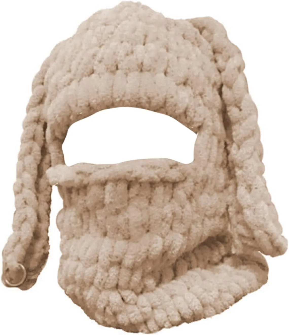 Women Winter Vintage Knit Beanie Hat Chunky Cable Knit Soft Warm Hat Stretchy Thick Knitted Cap