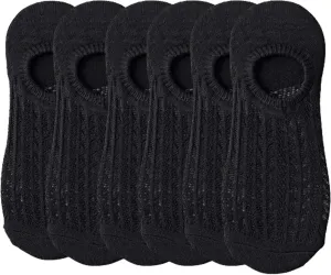 Women's 6 Pairs Mesh Low Cut Socks Ultra Thin Breathable Cotton Ankle Socks Athletic Running Casual No Show Socks