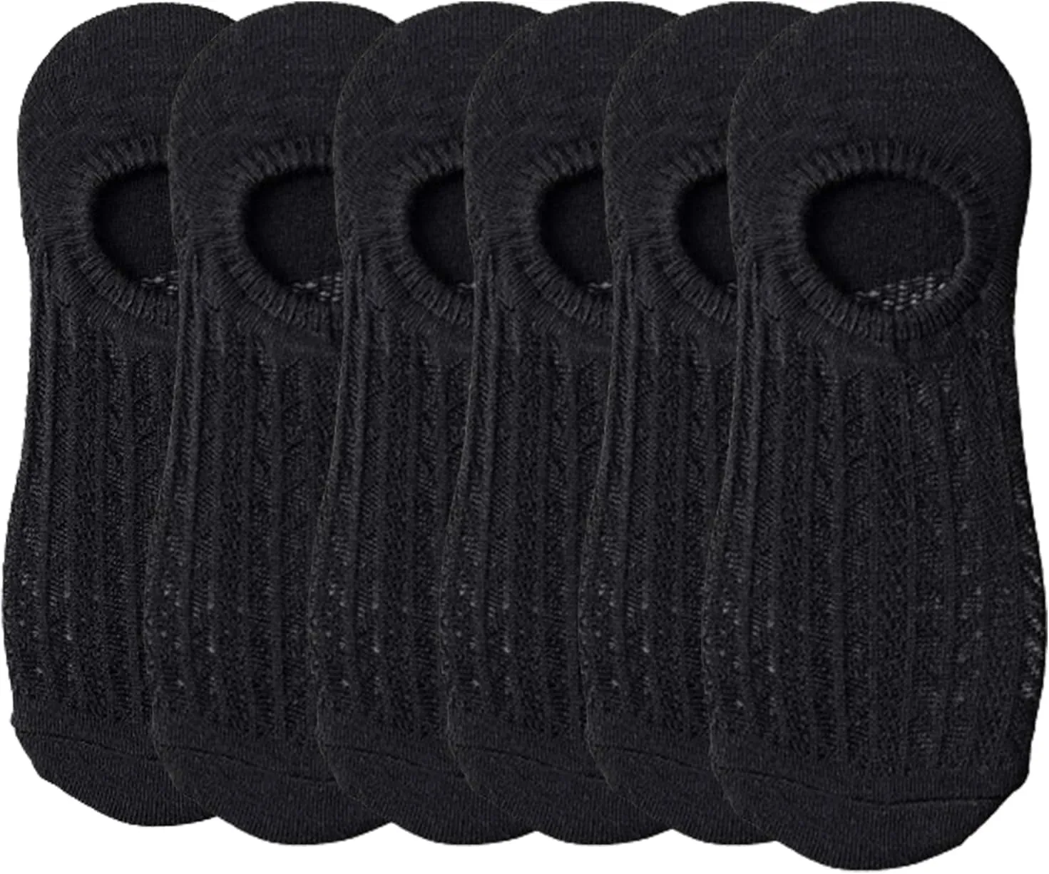 Women's 6 Pairs Mesh Low Cut Socks Ultra Thin Breathable Cotton Ankle Socks Athletic Running Casual No Show Socks
