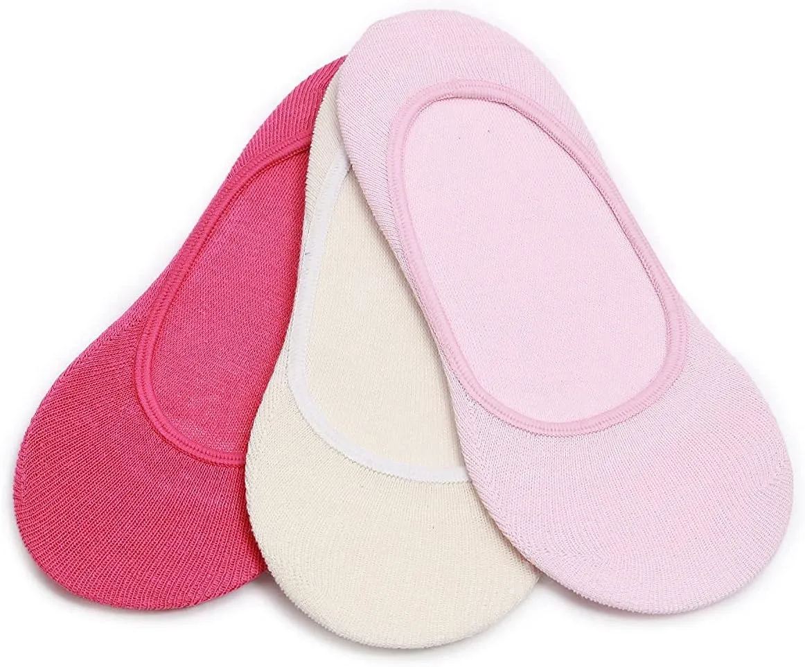 Women's Anti Slip No Show Invisible Socks Pack of 3