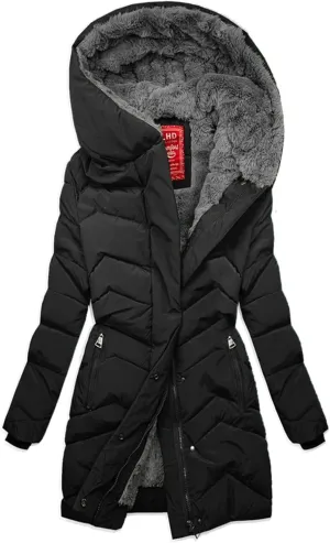 Women's Autumn And Winter Padded Jacket Hooded Warm And Padded Jacket Long Coat for 2024 Women Warm