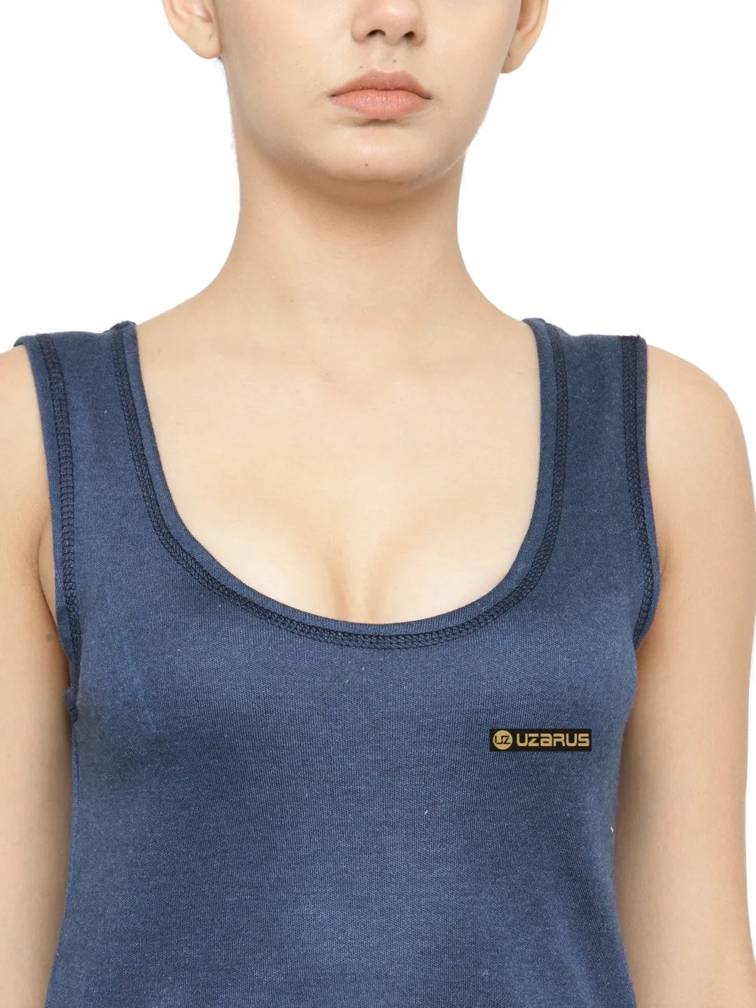 WOMEN'S CUT SLEEVES THERMAL TOP