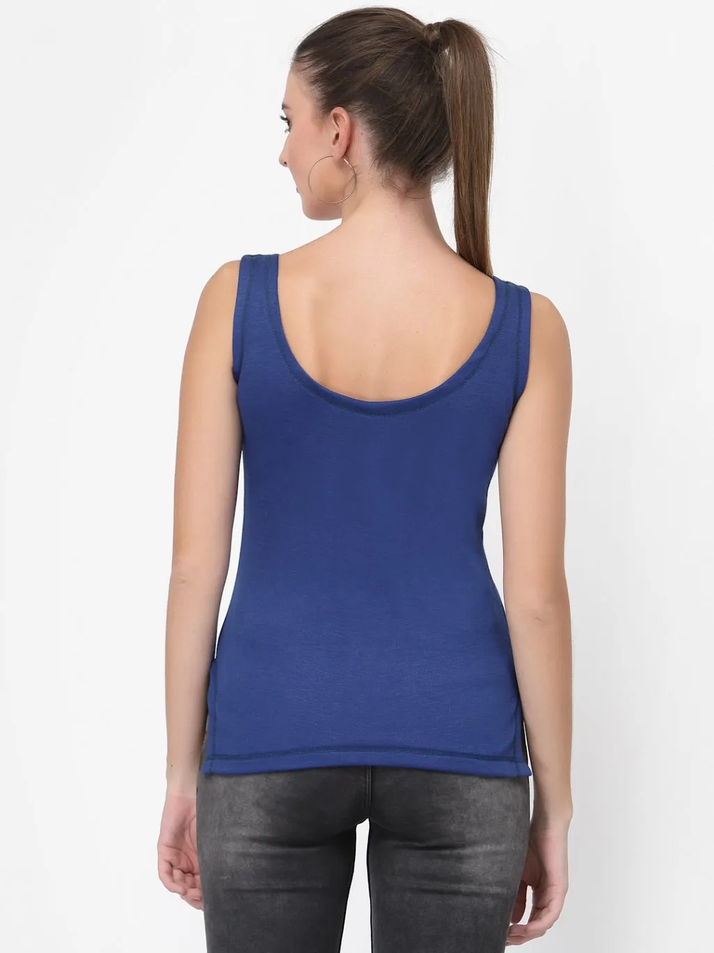 WOMEN'S CUT SLEEVES THERMAL TOP