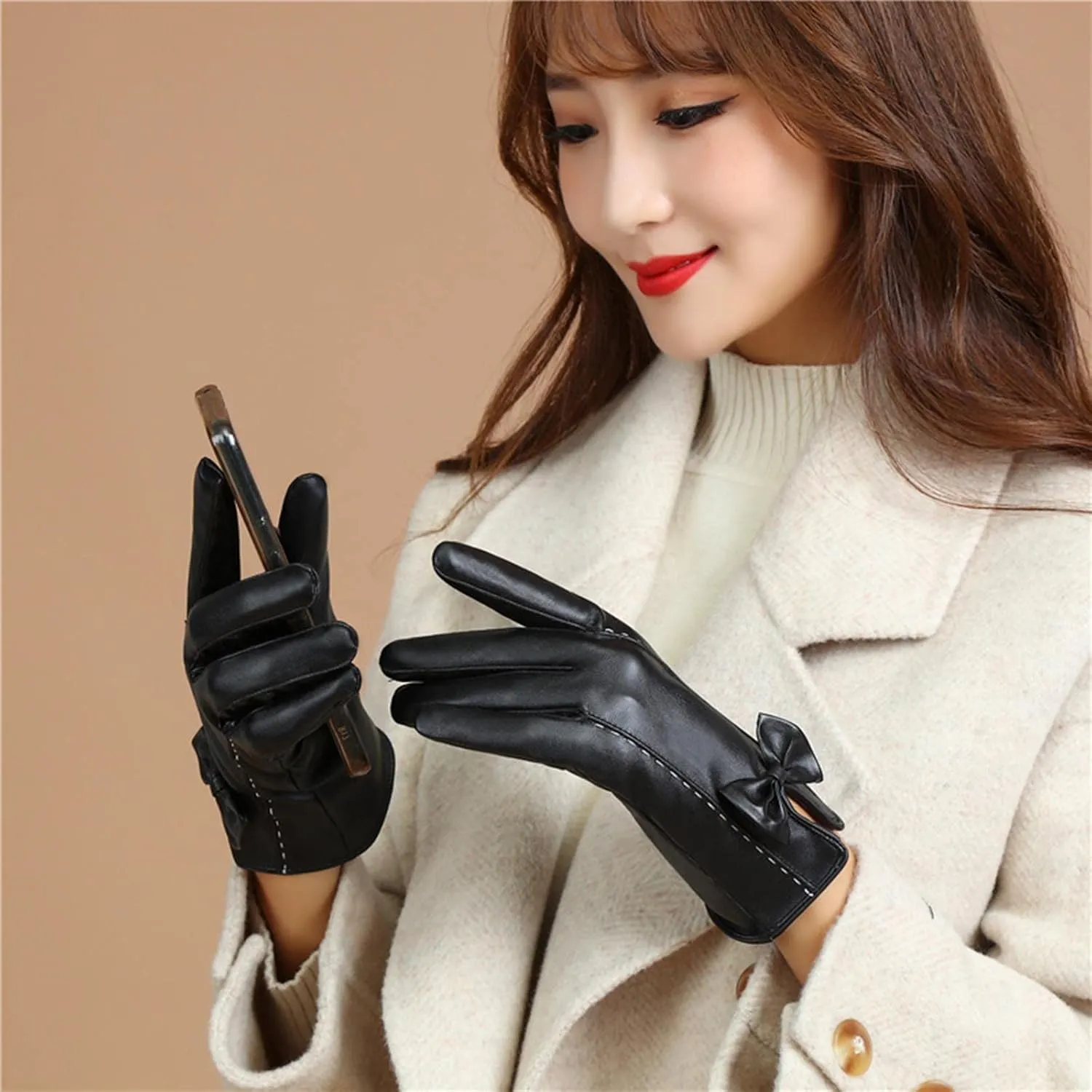 Womens Gloves Winter Touc Screen Texting Phone Windproof Gloves for Women Winter Gloves Women Toucscreen