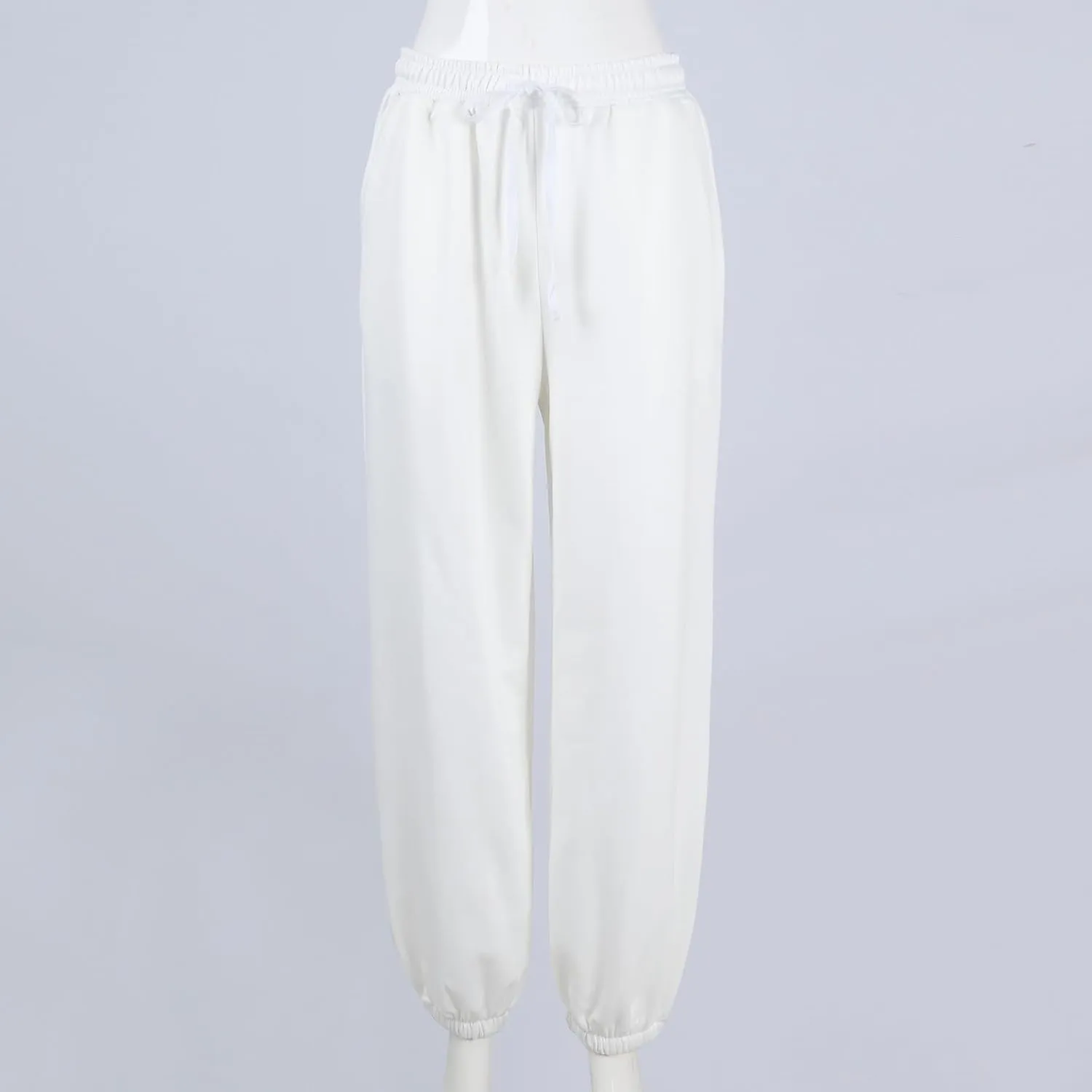 Womens Winter Casual Baggy Fleece Lined Sweatpants Fashion High Waisted Joggers Pants Athletic Clothes 2025
