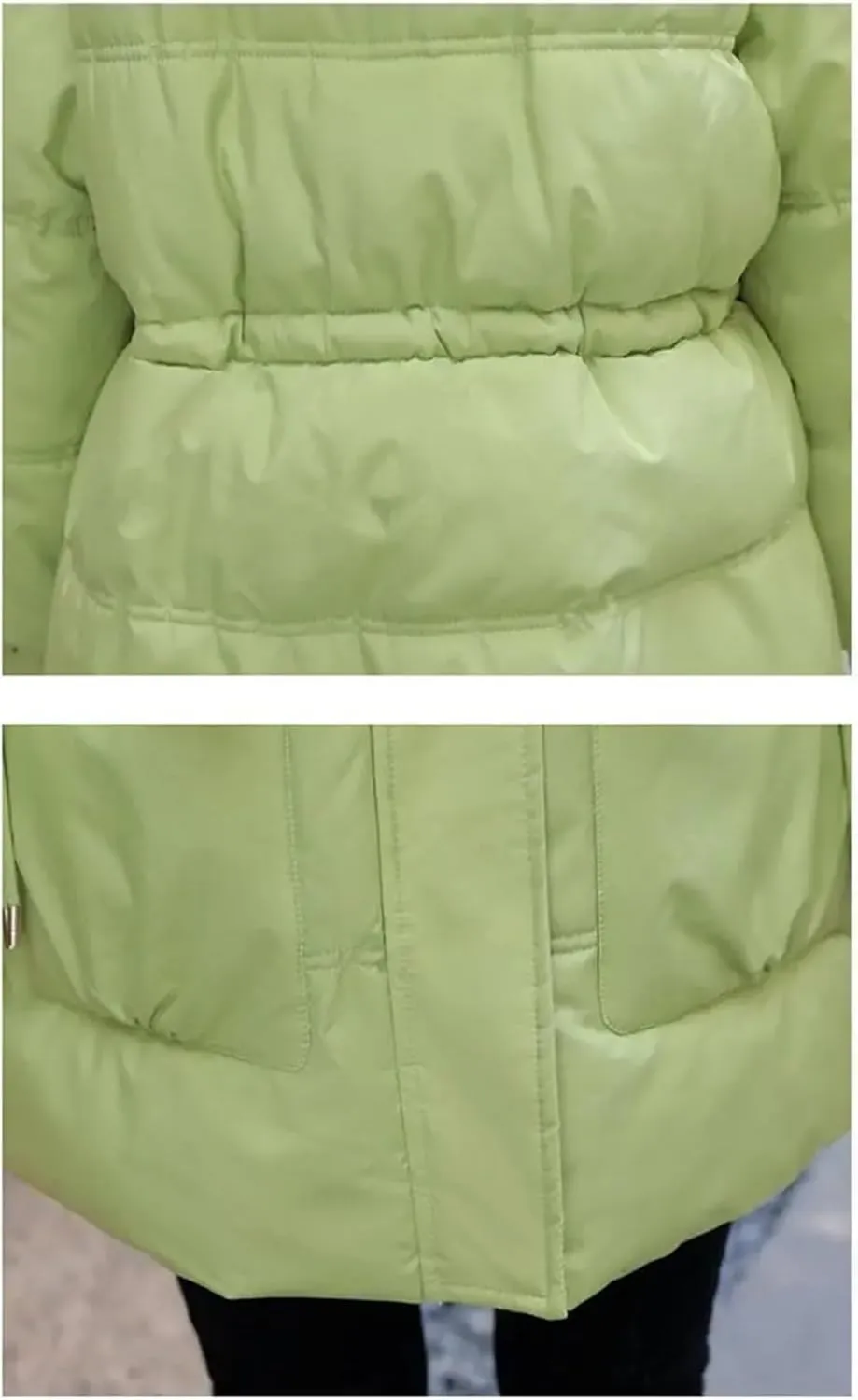 Womens Winter Down Cotton Coat Jacket Loose Padded Puffer Parkas Thicken Warm Cotton-Padded Outwear Tops