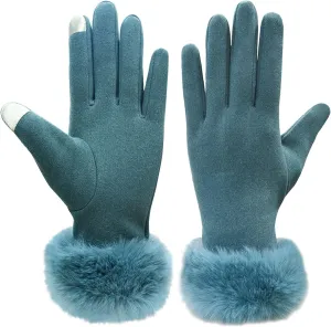 Womens Winter Gloves Touchscreen Texting Gloves Cold Weather Thick Warm Driving Snow Gloves