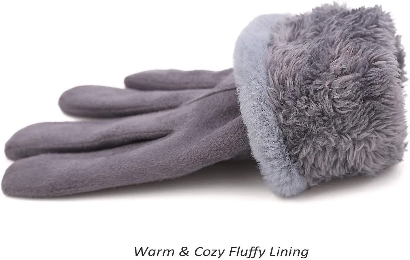 Womens Winter Gloves Touchscreen Texting Phone Windproof Gloves Cold Weather Warm Stretch Mittens