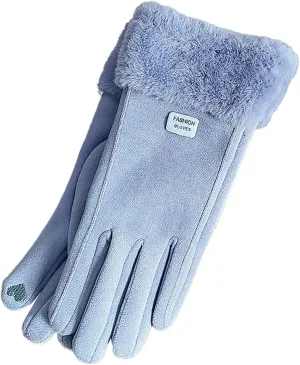 Women's Winter Warm Touchscreen Gloves Thermal Soft Linied Elastic Cuff Texting Gloves Snow Driving Gloves