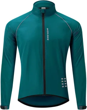 WOSAWE Men's Cycling Wind Jacket Reflective Ultralight Windbreaker