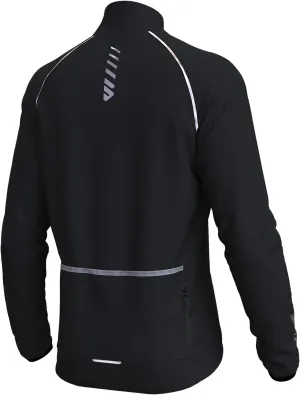 Wulibike Cycling Jackets for Men, Reflective Running Jacket Men Winter Cold Weather Cycling Clothing Full Zip with Pockets