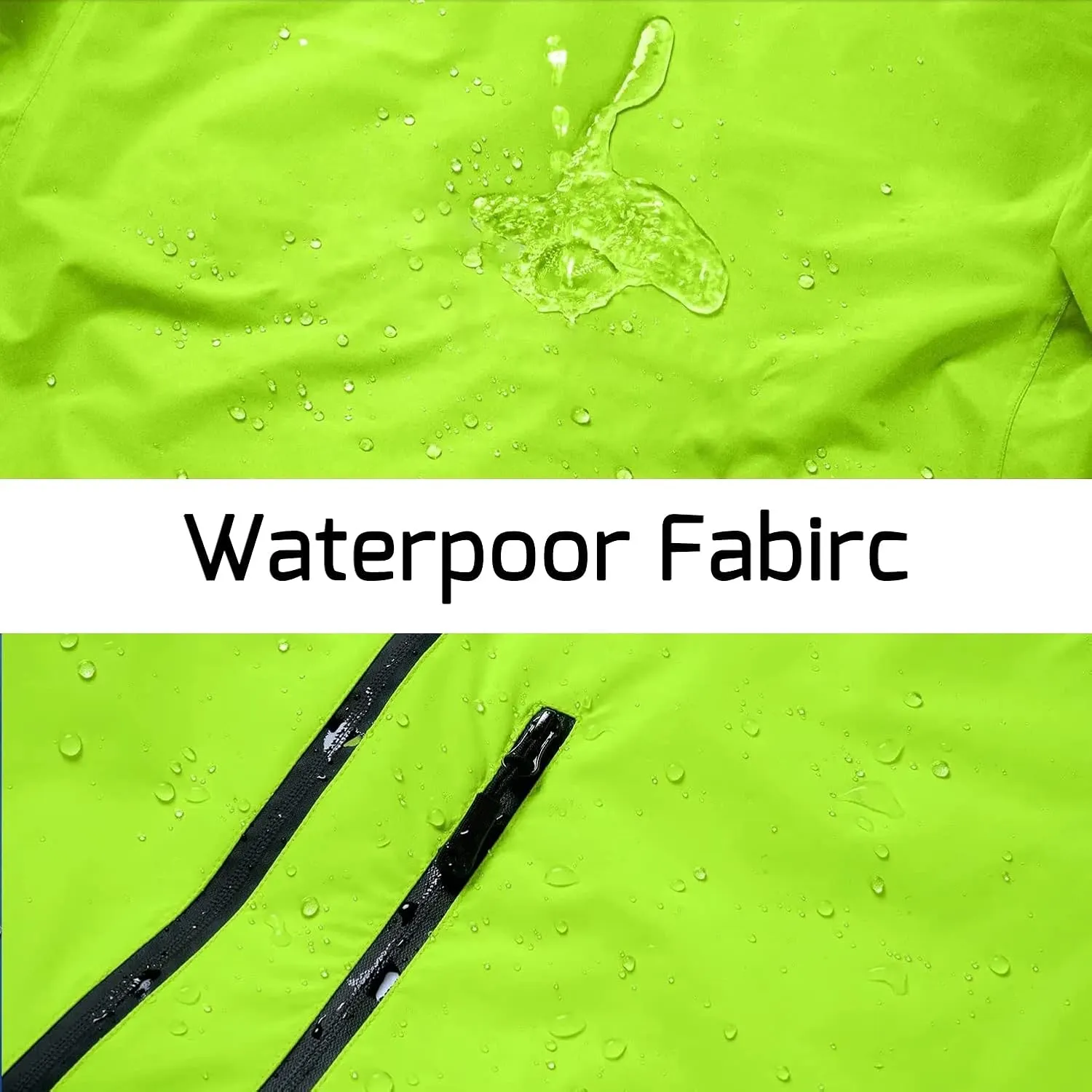 Wulibike Cycling Jackets for Men, Reflective Running Jacket Men Winter Cold Weather Cycling Clothing Full Zip with Pockets