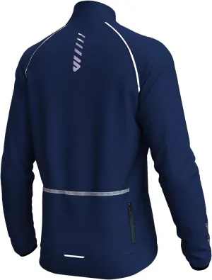 Wulibike Cycling Jackets for Men, Reflective Running Jacket Men Winter Cold Weather Cycling Clothing Full Zip with Pockets