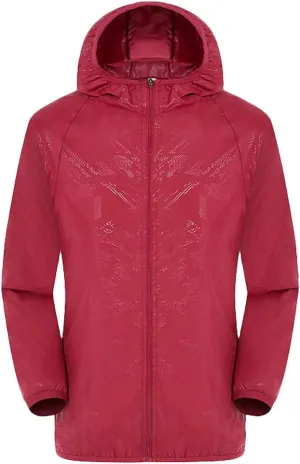 Ymosrh Men's Jacket Coat with Hood Lightweight Waterproof Jacket Raincoat for Golf Cycling Windbreaker Jackets, S-4XL
