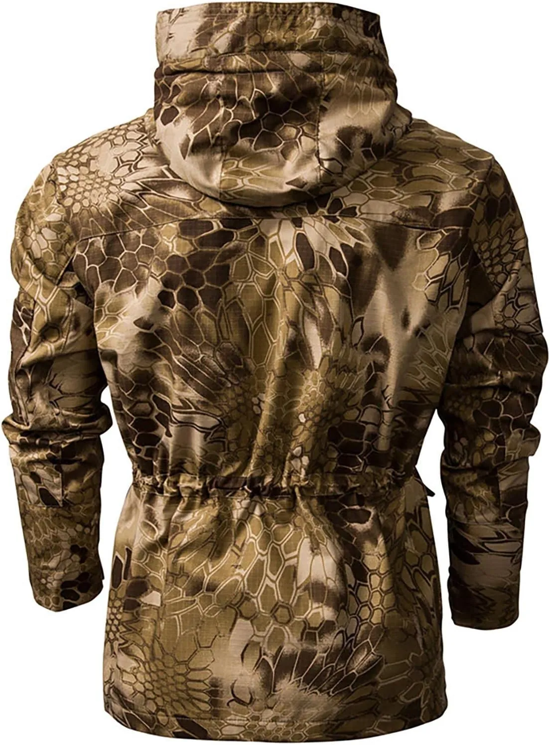 Ymosrh Men's Jacket Coat with Hood Lightweight Waterproof Jacket Raincoat for Hiking Travel Tactical Jackets, S-2XL