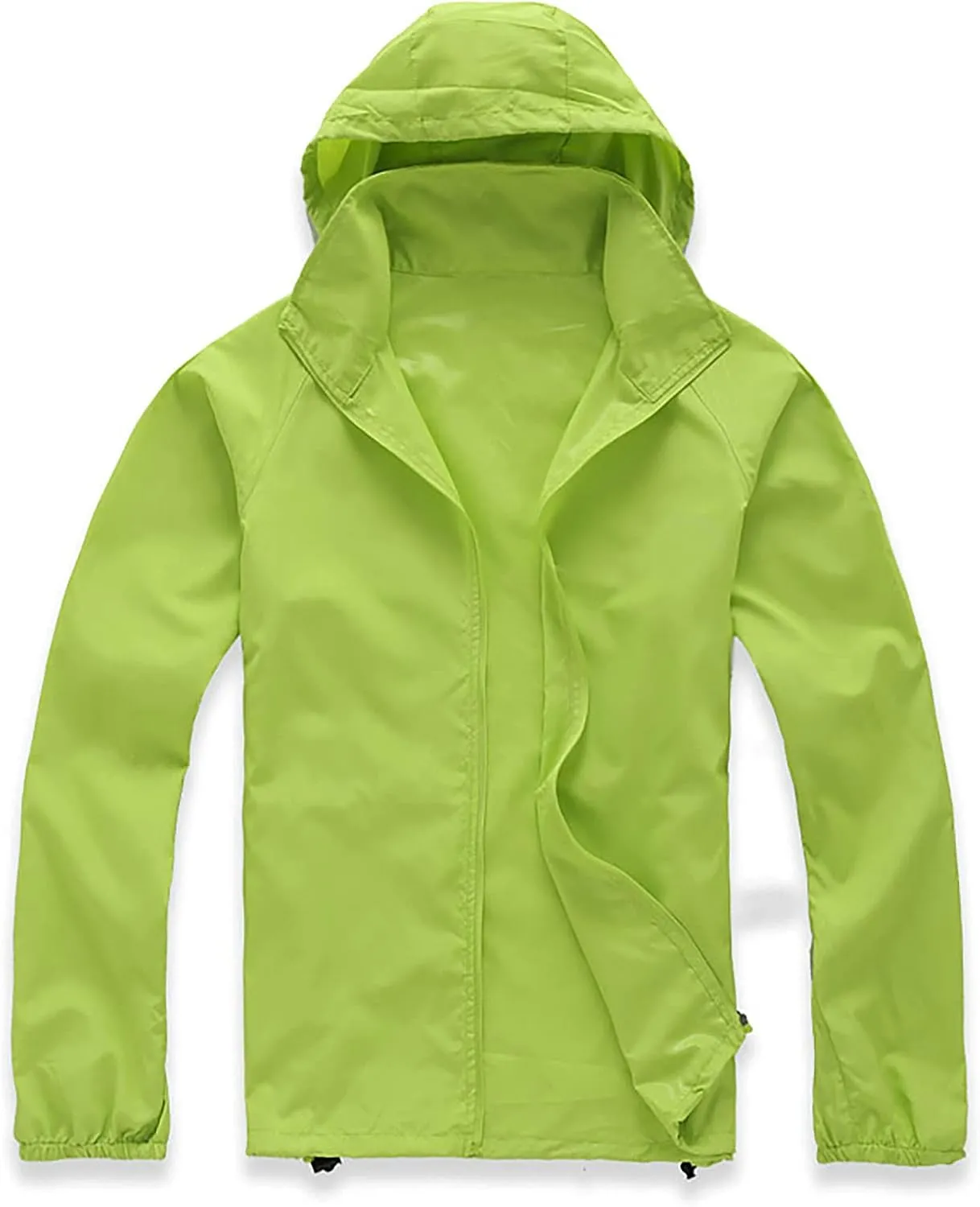 Ymosrh Men's Work Jackets Lightweight Waterproof Windbreaker Rain Jacket Packable with Hood for Hiking Travel, XS-3XL