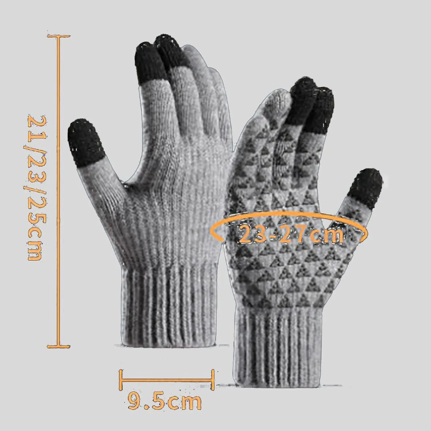 YOLAI Men Gloves Winter Knitted Gloves Touchscreen Mittens for Women Cold Weather Motorcycle Glove Cold Winte men