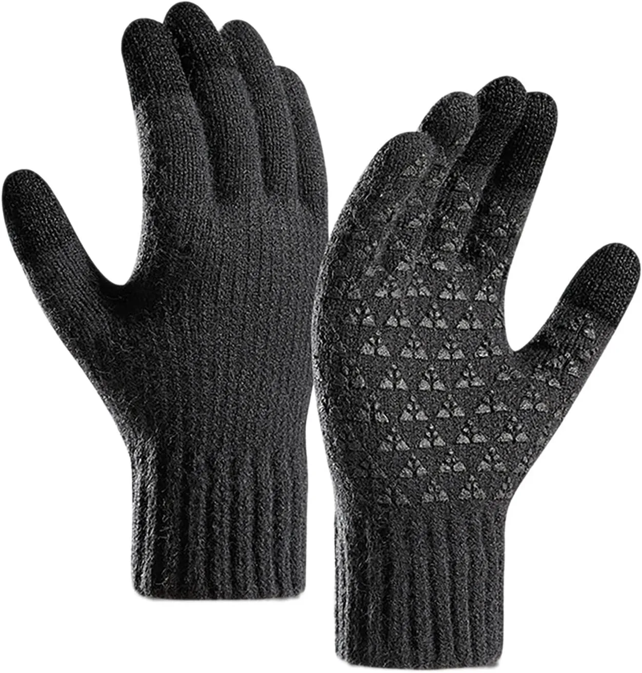 YOLAI Men Gloves Winter Knitted Gloves Touchscreen Mittens for Women Cold Weather Motorcycle Glove Cold Winte men