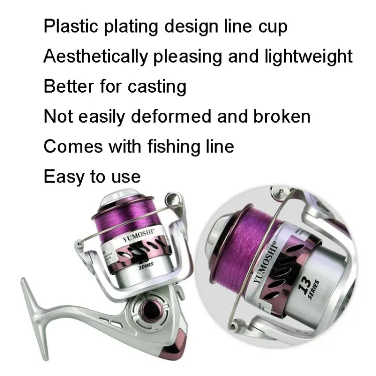 YUMOSHI YK Series Plastic Plating Fishing Line Reel, Specification: YK4000